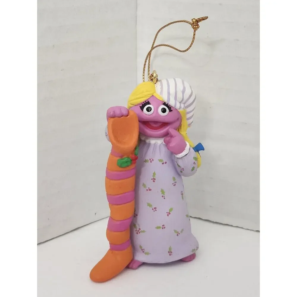 1993 Grolier Betty Lou Sesame Street Christmas Ornament Jim Henson Boxed